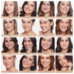 Collage of All Medium Shades with Models