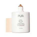 4-in-1 Skin Tint TN2 bottle with cap off on a white background 