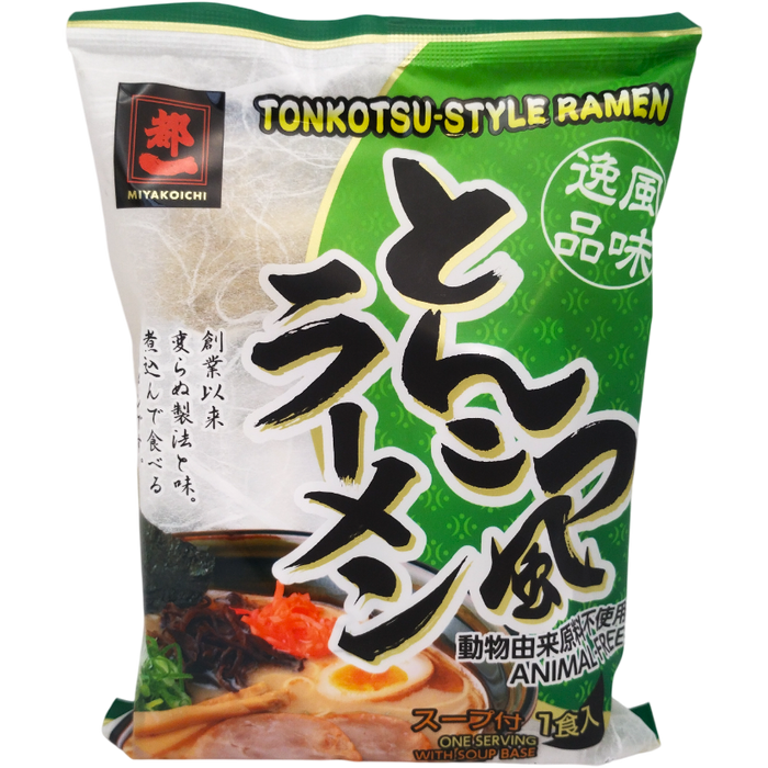 都一　とんこつ風ラーメン１食スープ付 136g