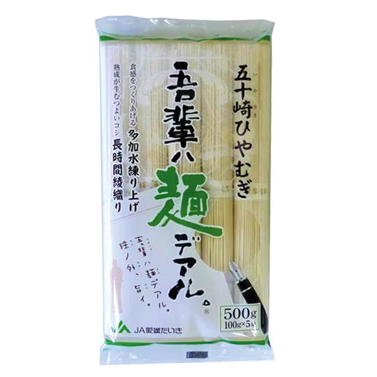Ehime Taiki Nokyo - dicke Weizennudeln Hiyamugi 5x100g