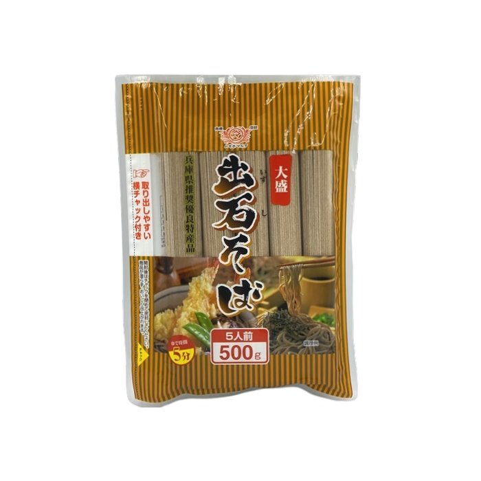 田靡製麺　大盛出石そば 500g
