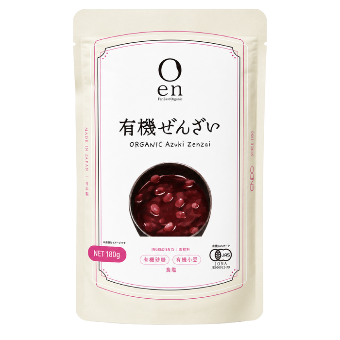 Endo Seian - Zenzai de judías rojas azuki JAS 180g
