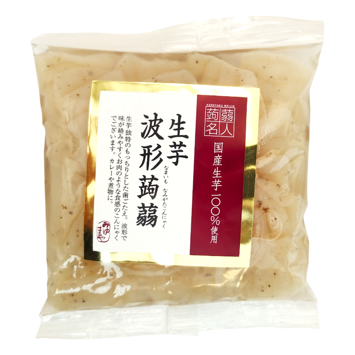 Miyukiya Fujimoto - Wave-shaped Konjac made from fresh root Gold 100g