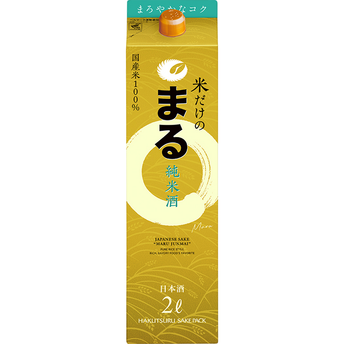 白鶴　米だけのまる純米酒１３．５％ 2L