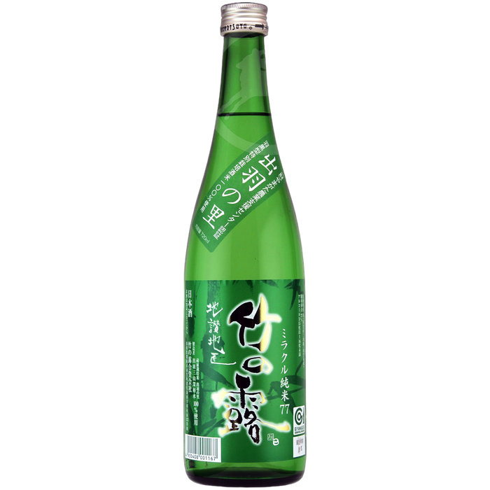 竹の露　-  ミラクル純米竹の露出羽の里 77  15.5% 720ml