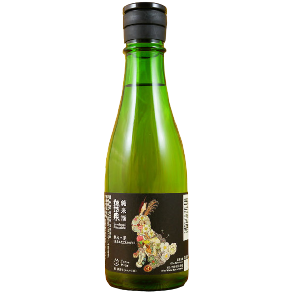 諏訪泉 - 純米酒　うさぎラベル 15% 300ml