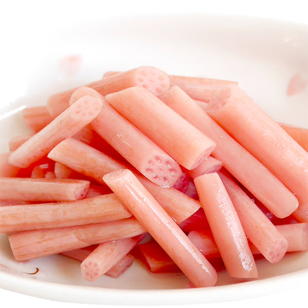 Hotaka Kanko Shokuhin - Brotes jóvenes de loto con vinagre de ciruela 150g