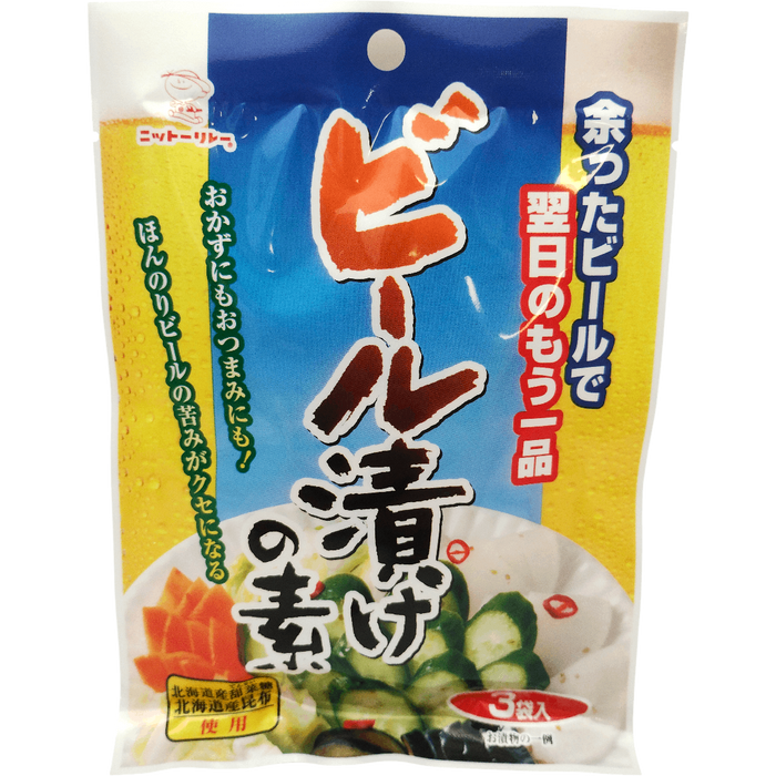 Nitto shokuhin - Base pour marinade à la bière 3x12g