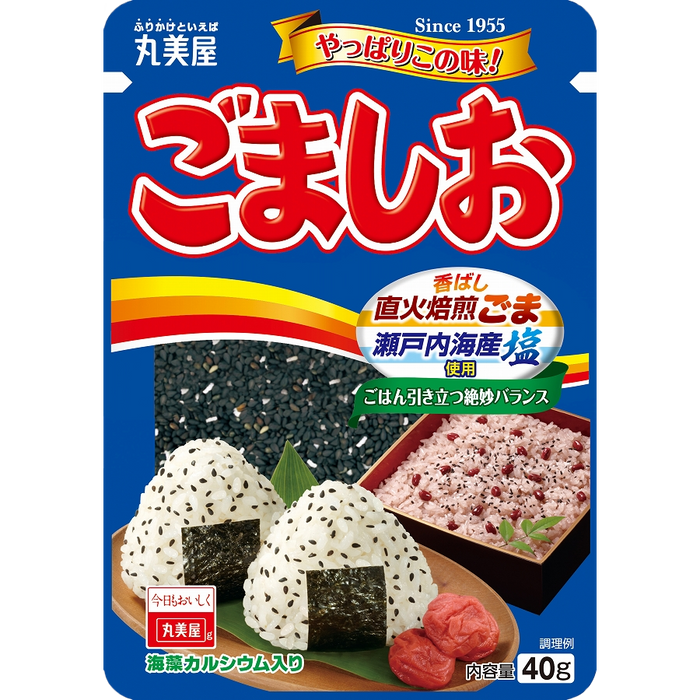 Marumiya - Salz und schwarzer Sesam Gomashio 40g