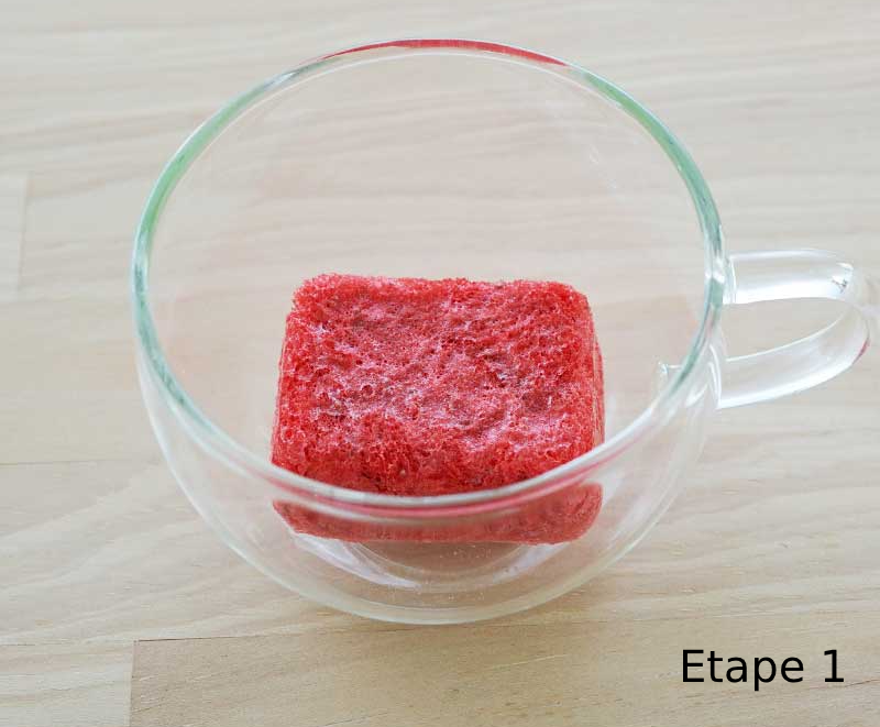 Azusacfoods - Préparation dessert aux morceaux de fraises 2x8g