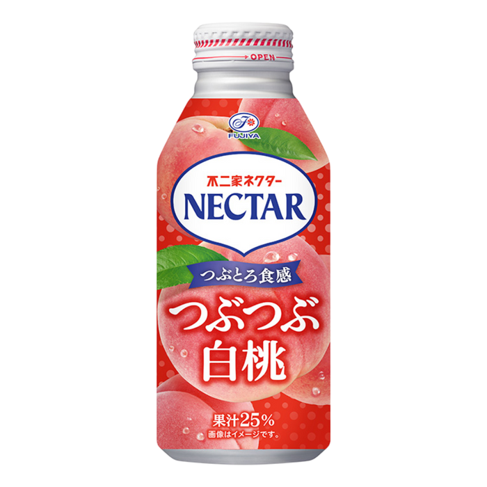 Fujiya - Nectar japonés de melocotón blanco 380g