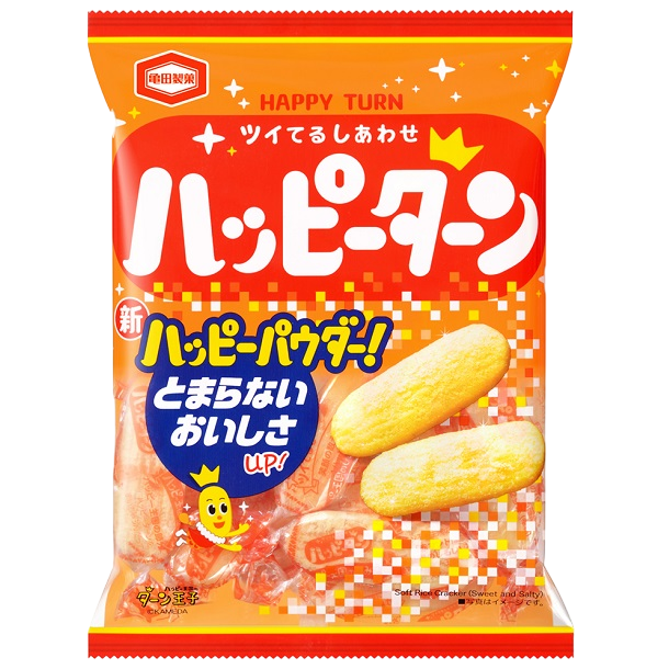 Kameda  - Galletas de arroz individuales Happy Turn 96g