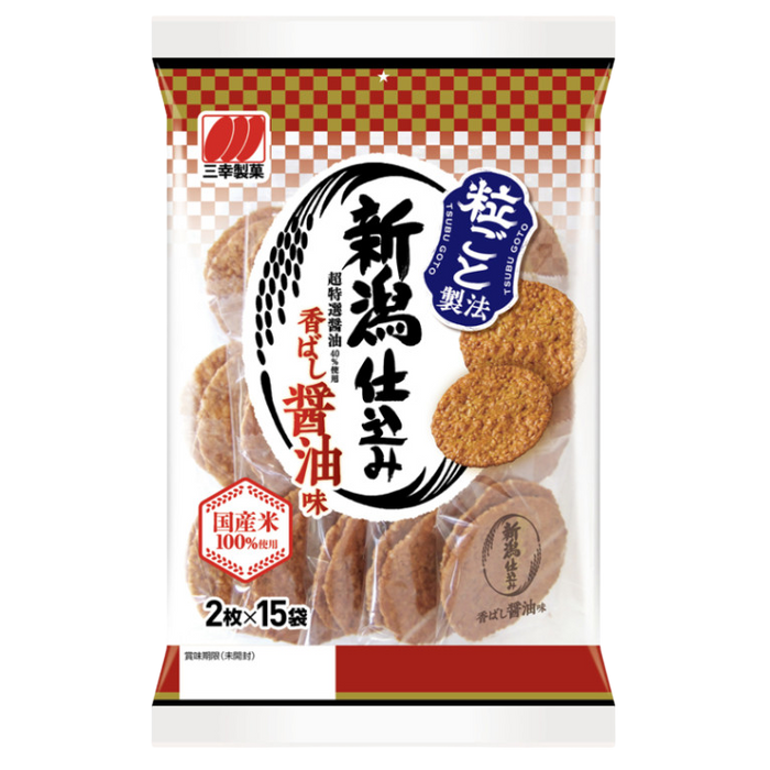 Sanko - Senbei salsa de soja de Niigata 126g