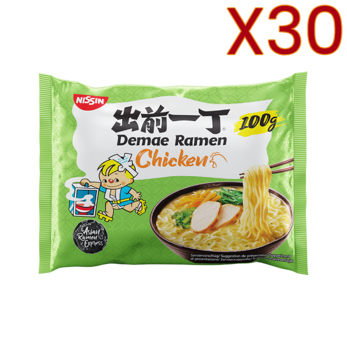 日清  出前一丁 チキンラーメン 100G/500ml X30 BUNDLE