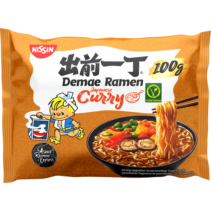Nissin - Nouilles Ramen Demae Curry Japonais 100G/500ml