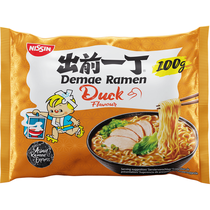 日清  デマエラーメン 鴨味 100g/500ml
