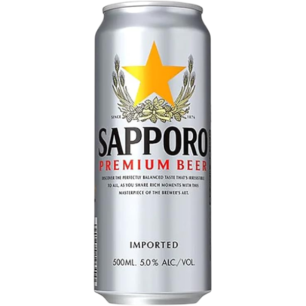 Sapporo - Premium-Bierdose 50cl