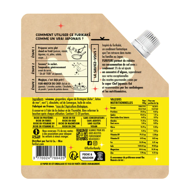 Furi&amp;Co - Furifuri Furikake Ingwer 45g