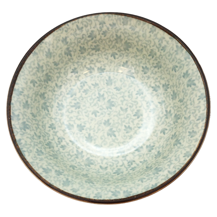 益子唐草ラーメン丼 18.9 x 7.8 cm