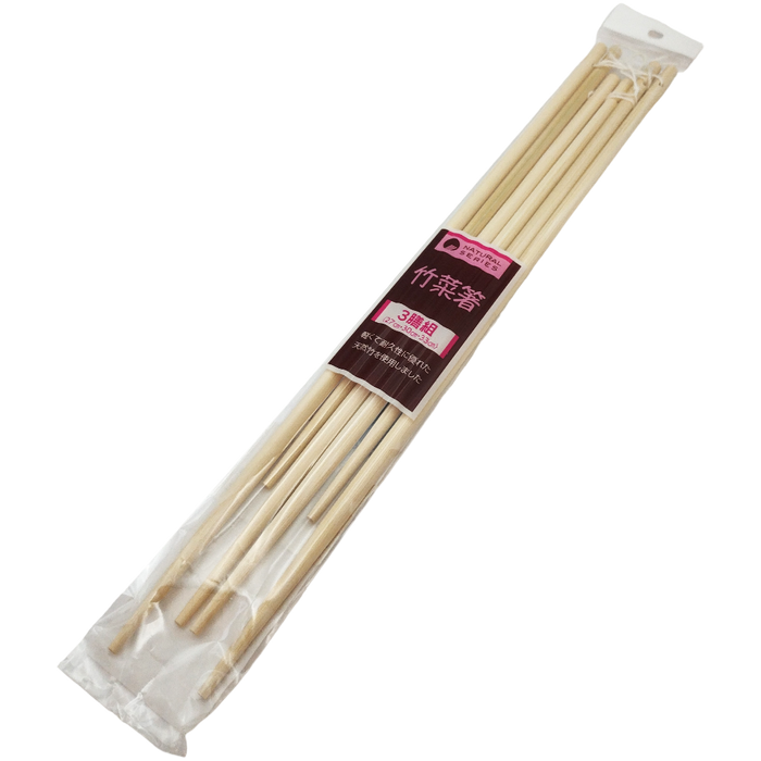 Lote de palillos de bambú con cordón (27, 30, 33 cm)