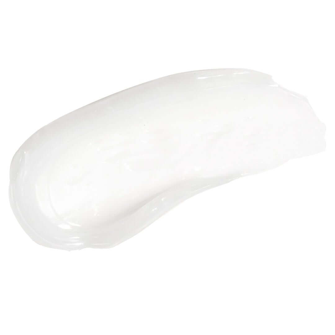 Lightweight gel-to-water texture swatch of PÜR Cloud Cream Moisturizer.