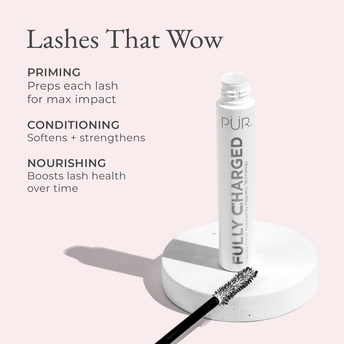 Fully Charged Mascara Primer Powered by Magnetic Technology - PÜR Beauty