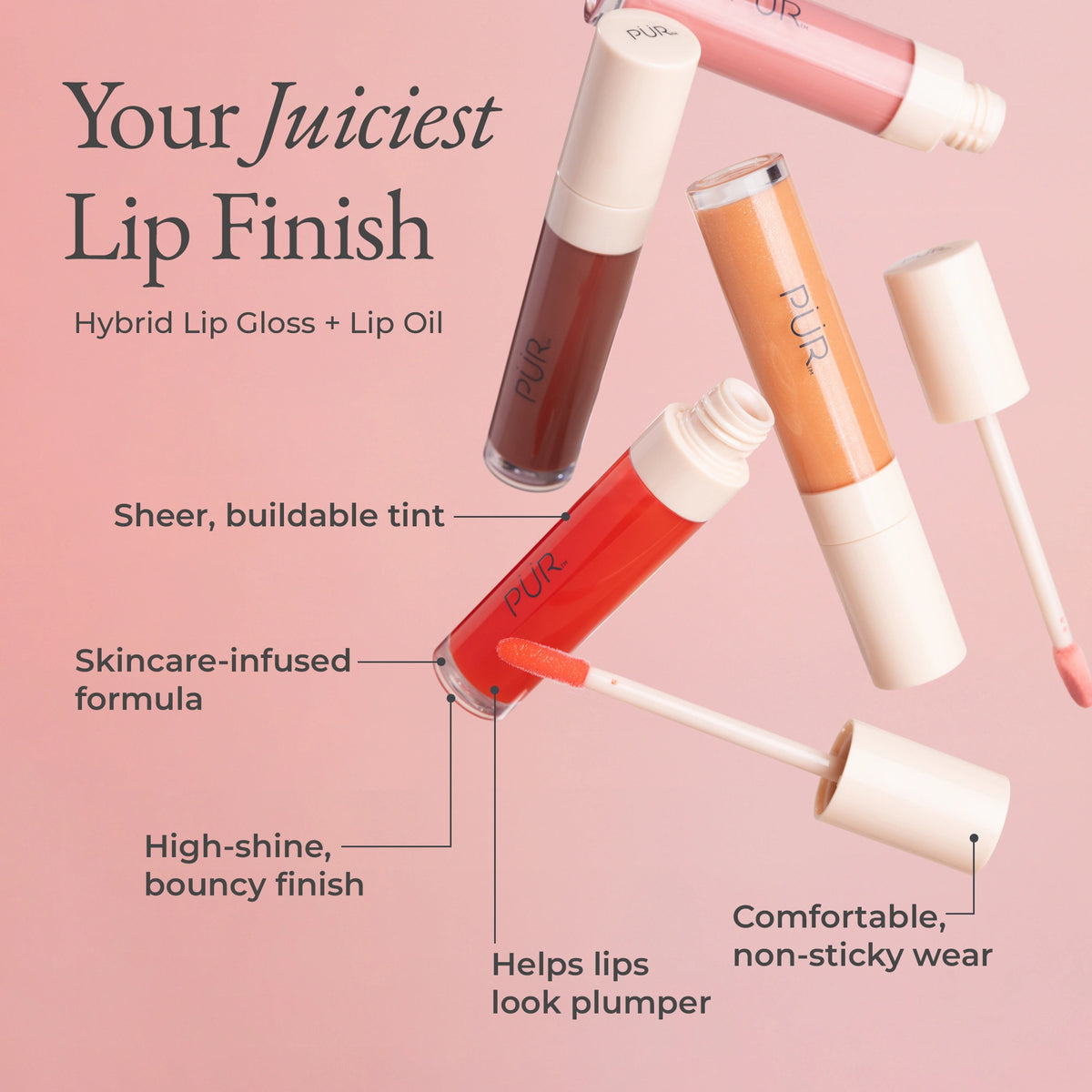 Glossy Lip Tint & Silky Tint Duo - PÜR Beauty
