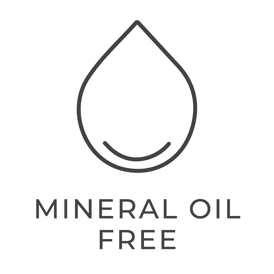 Mineral Oil Free Icon - oil drop outline