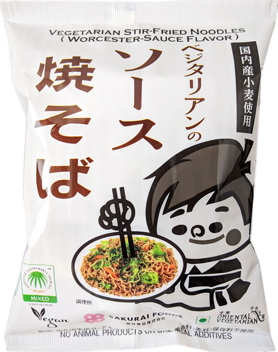Sakurai Shokuhin - Yakisoba végétarien avec sauce 118g