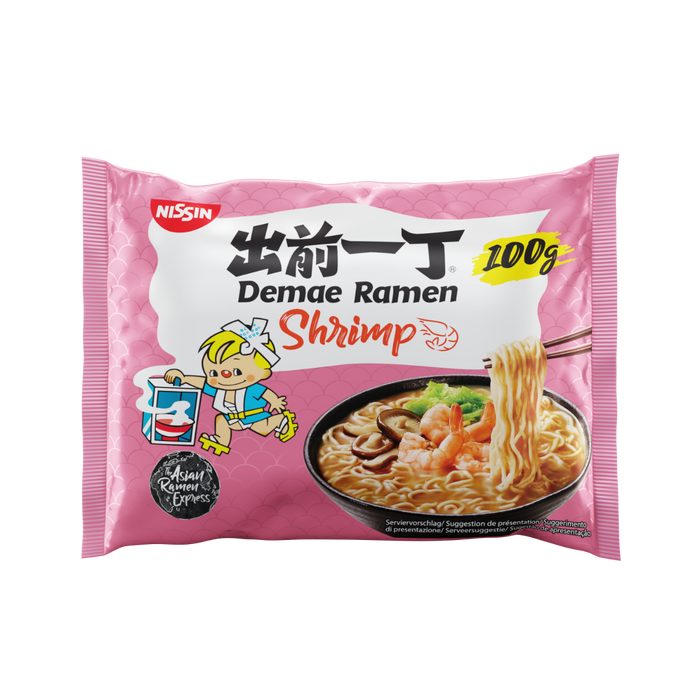 Nissin - Nouilles Demae Ramen Crevette 100g/500ml