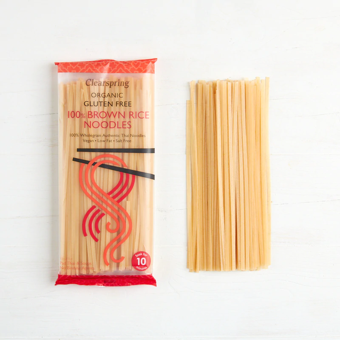Clearspring - Nouilles de riz brun à 100 % bio sans gluten 200g