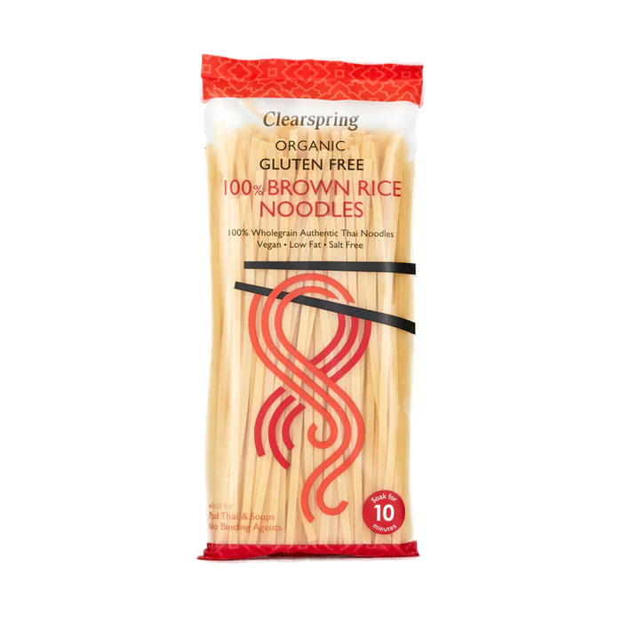 Clearspring - Nouilles de riz brun à 100 % bio sans gluten 200g