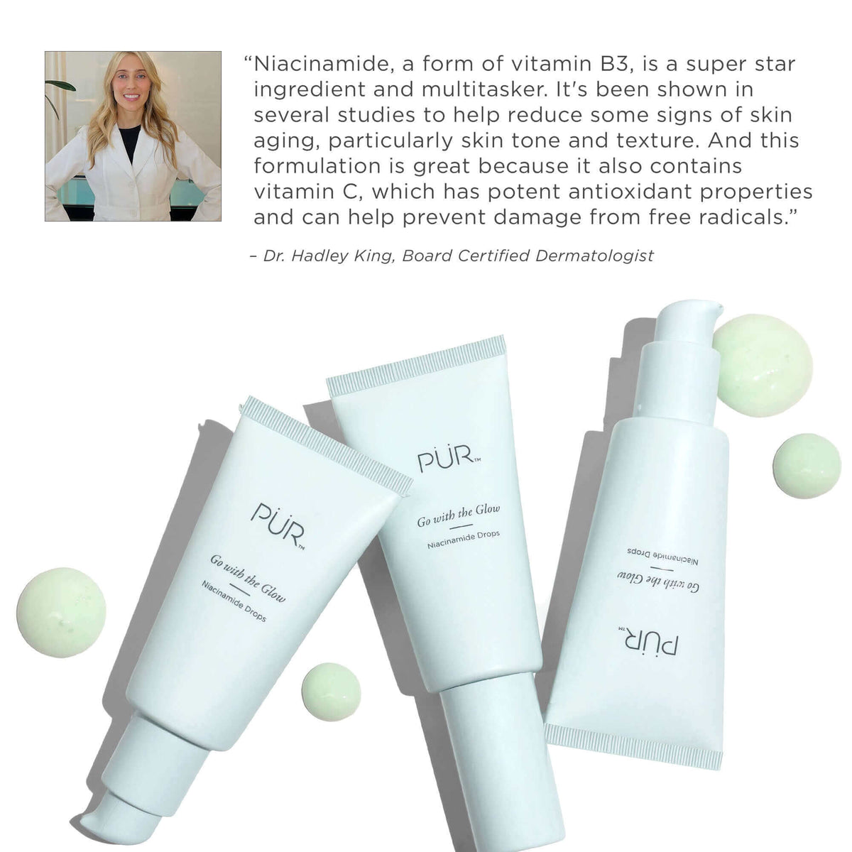Go with the Glow Niacinamide Drops - PÜR Beauty