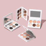 All Palette Shades Against Pink Background