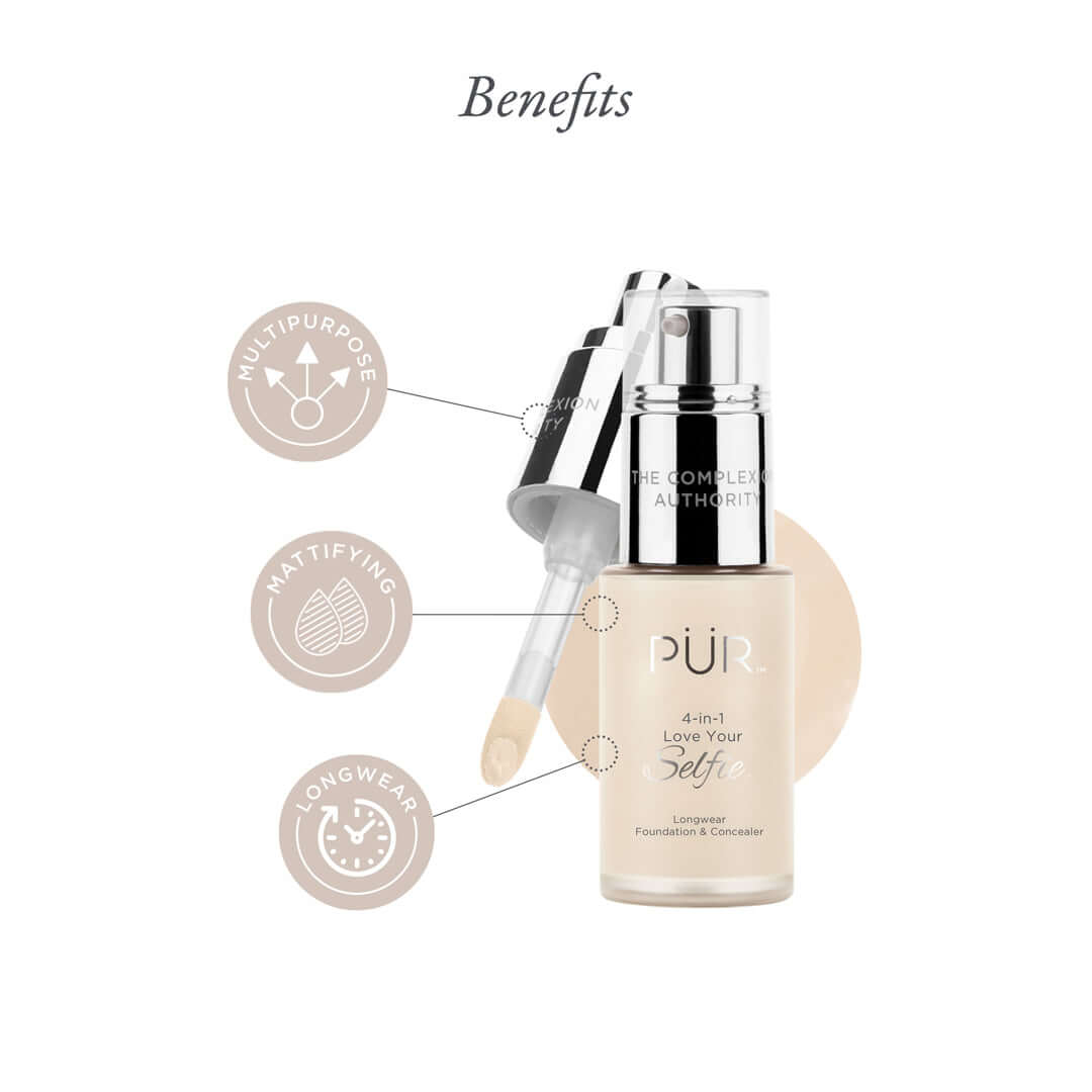 Benefits - Multipurpose, Mattifying, Longwear
