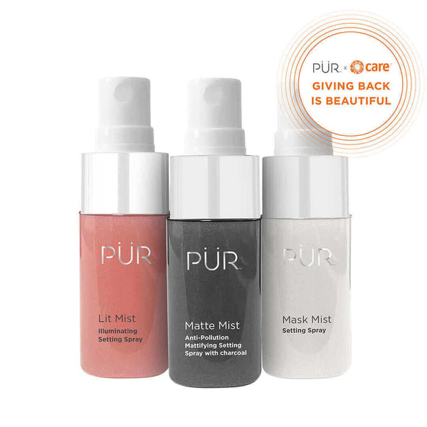 PÜR x CARE 3 - Piece Facial Mist Kit - PÜR Beauty