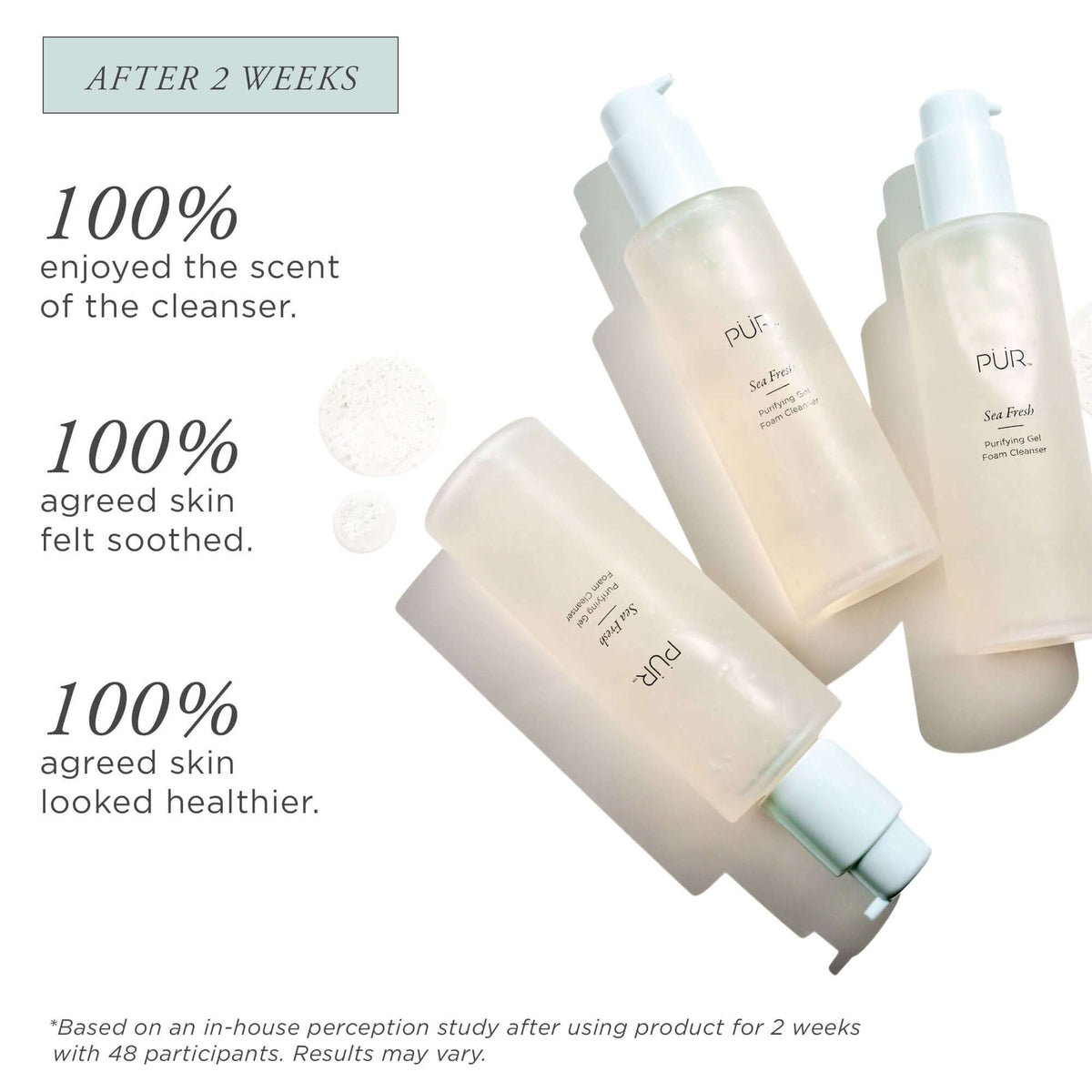 Sea Fresh Purifying Gel Foam Cleanser - PÜR Beauty