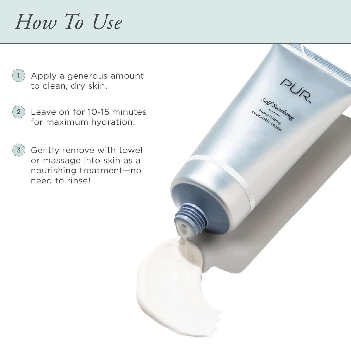 Self Soothing Nourishing Probiotic Mask - PÜR Beauty